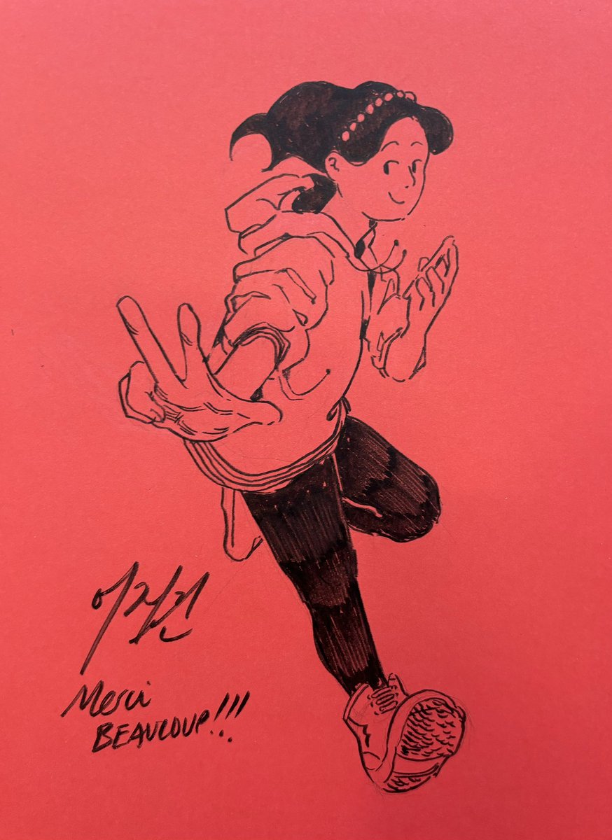 「Signings in Dijon :-) 」|Deb JJ Lee @ TCAF 140のイラスト