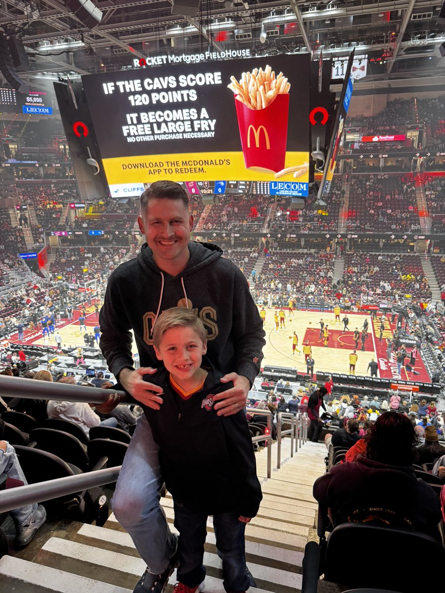 JockRottman's tweet photo. First game for the first born #letemknow https://t.co/elzJyfp30Z