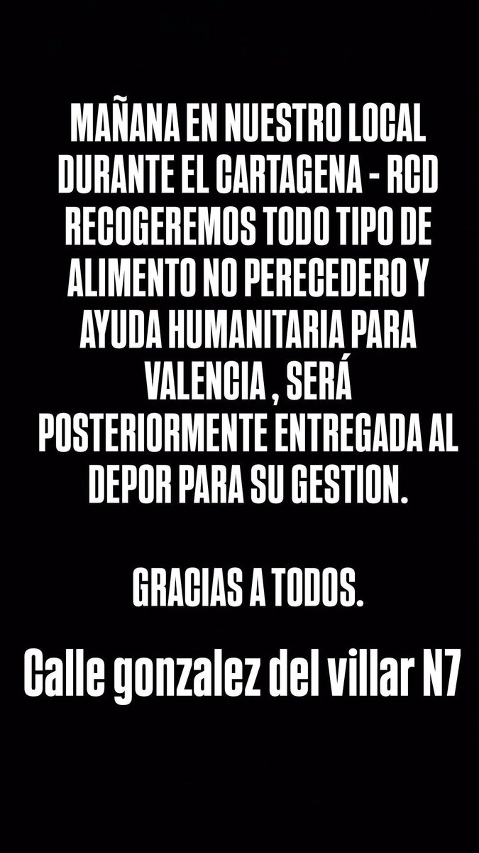 pdcorunaonel's tweet photo. DIFUNDE Y COLABORA , TOCA ARRIMAR EL HOMBRO.

Y EL QUE NO PUEDA AYUDAR CON ALIMENTOS DE PRIMERA NECESIDAD , AGUA ETC... QUE AYUDE CON UN RT!

MAÑANA DE 16.00 A 20.30 RECOGIDA EN NUESTRO LOCAL , CALLE GONZÁLEZ DEL VILLAR N7. https://t.co/GO4j4Czifk