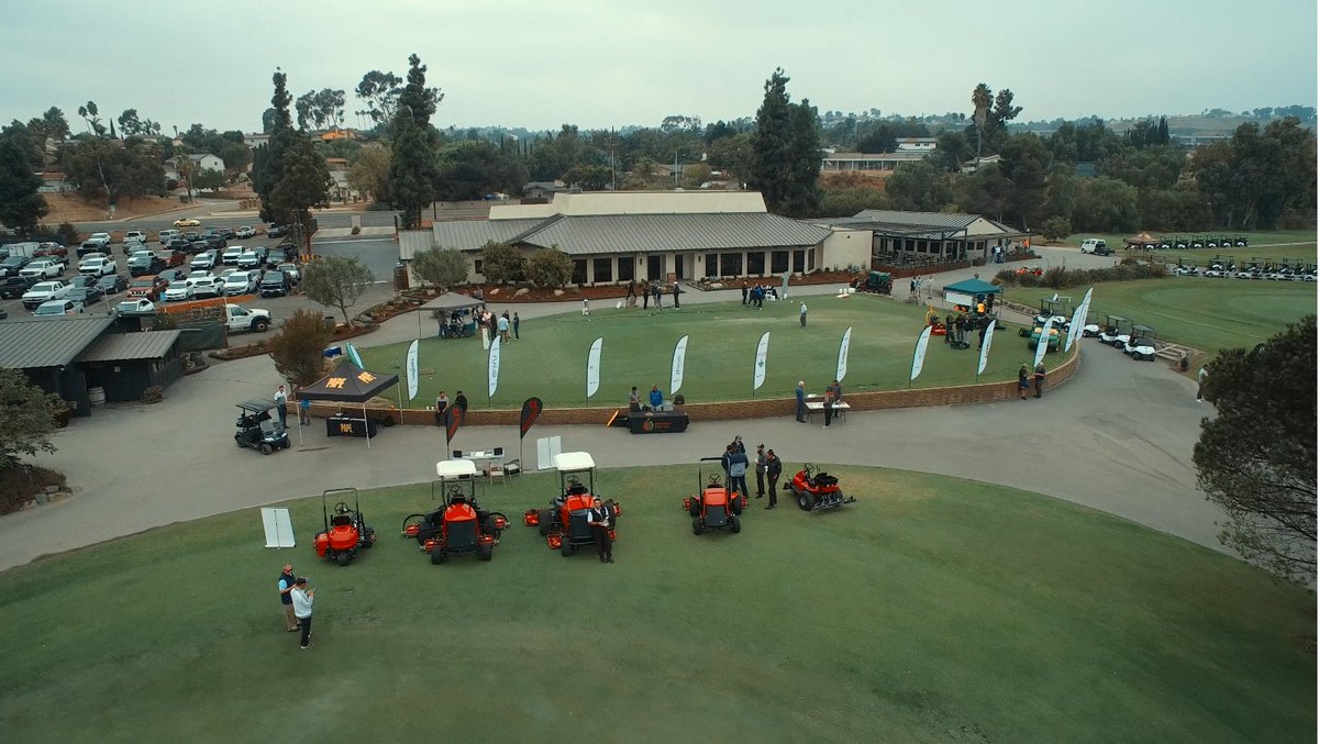 Baroness_USA's tweet photo. Air shot of the San Diego Chapter GCSAA fall education & affiliate demo day at Bonita Golf Club! #Baroness #QualityonDemand #OneWorldOneTeam https://t.co/NVfb99PRc8