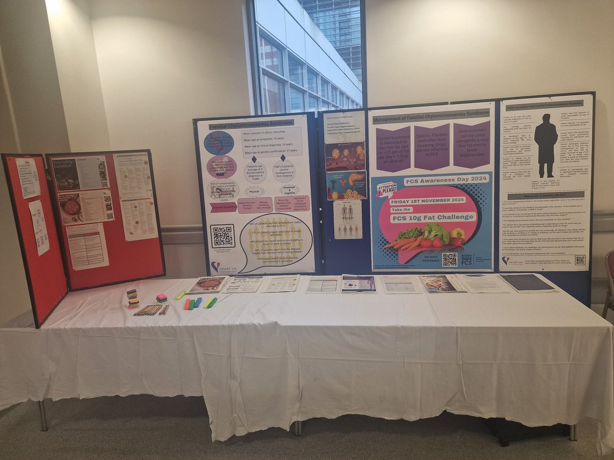 Bilal Bashir (@drbilalbashir) on Twitter photo #FCS is an ultra-rare disorder causing extremely high triglycerides,with significant delays in diagnosis and unmet clinical needs.Thanks to everyone who stopped by on FCS Awareness Day to learn about it
<a href="/ActionFCS/">Action FCS</a> <a href="/CheckOrphan/">Rare Diseases</a> <a href="/heartukcharity/">HEART UK</a> <a href="/MFTnhs/">MFT NHS</a> <a href="/atherosociety/">International Atherosclerosis Society (IAS)</a> <a href="/society_eas/">European Atherosclerosis Society</a> #FCS is an ultra-rare disorder causing extremely high triglycerides,with significant delays in diagnosis and unmet clinical needs.Thanks to everyone who stopped by on FCS Awareness Day to learn about it
<a href="/ActionFCS/">Action FCS</a> <a href="/CheckOrphan/">Rare Diseases</a> <a href="/heartukcharity/">HEART UK</a> <a href="/MFTnhs/">MFT NHS</a> <a href="/atherosociety/">International Atherosclerosis Society (IAS)</a> <a href="/society_eas/">European Atherosclerosis Society</a>