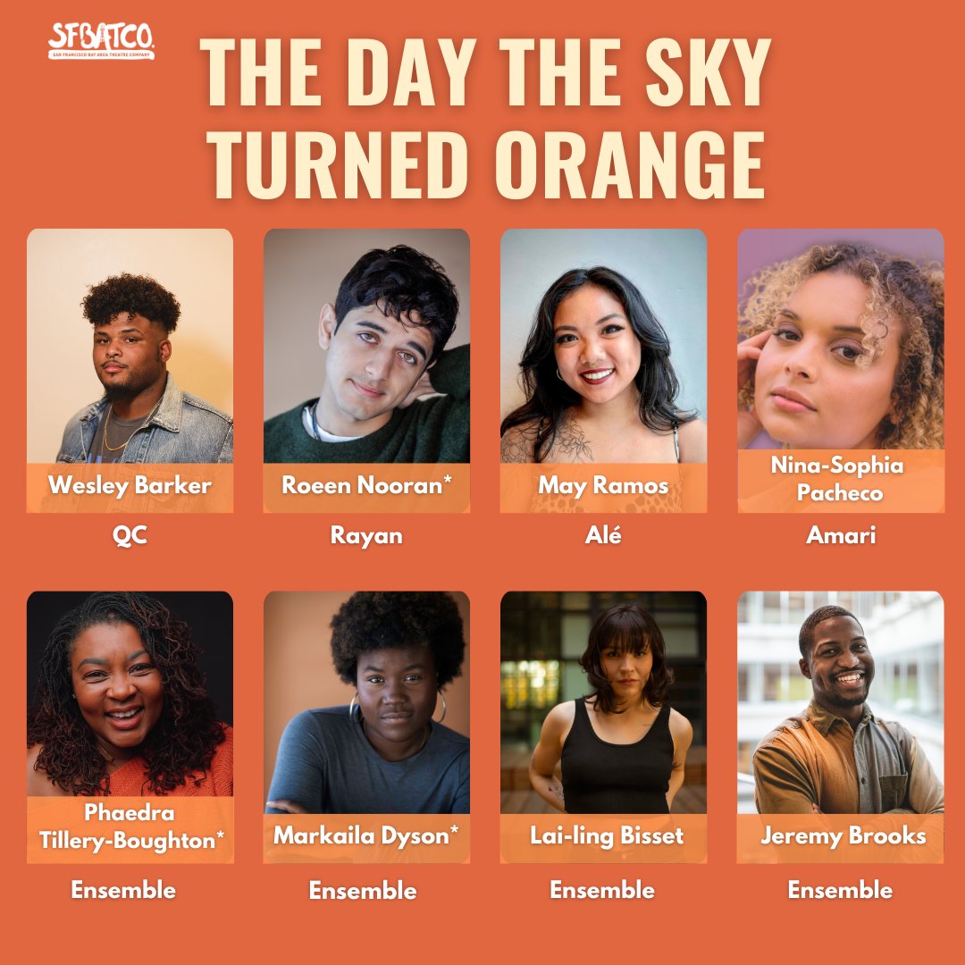 Meet the Cast of The Day The Sky Turned Orange 🧡

*Member of Actor’s Equity Association

Get your tickets: ci.ovationtix.com/34898/producti…