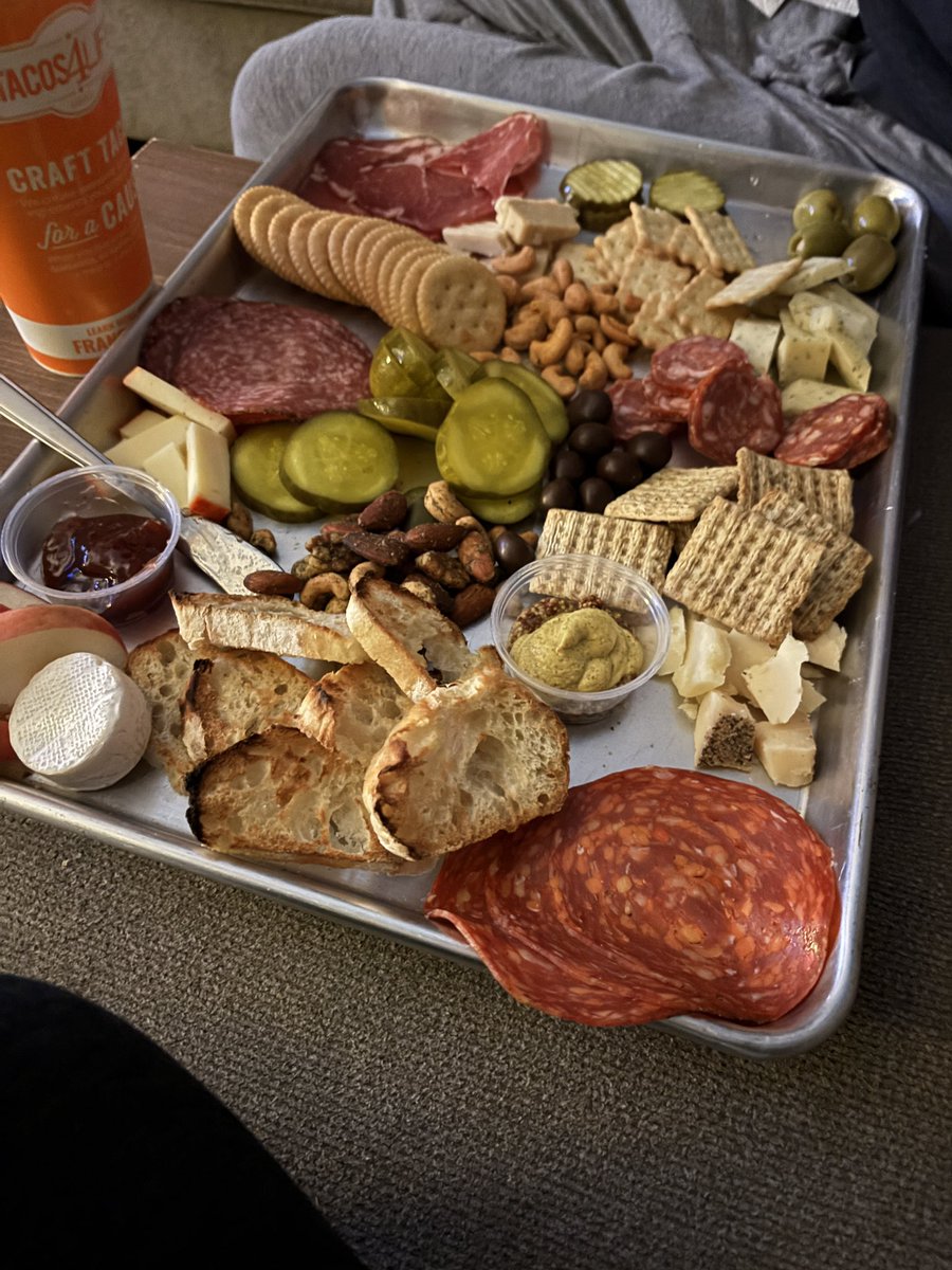 kellimarks's tweet image. Dinner on the couch watching Lincoln Lawyer. 
Cheers to the weekend.