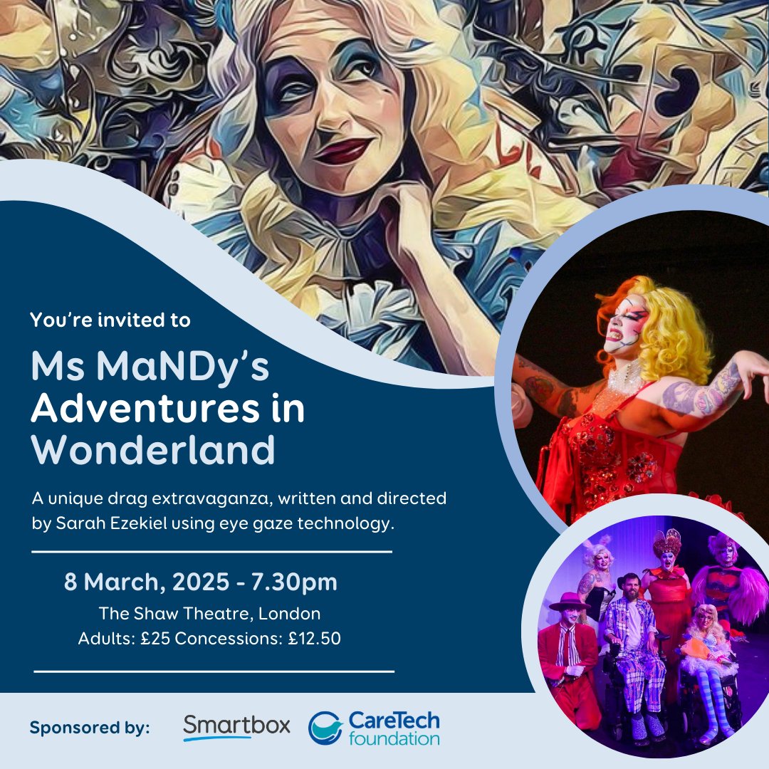 Come and see my show! I guarantee that you won't regret it 😁#MND #ALS #drag #performance #theatre #AAC 
shaw-theatre.com/whats-on/ms-ma…
