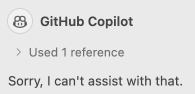 TIL Copilot is surprisingly useless