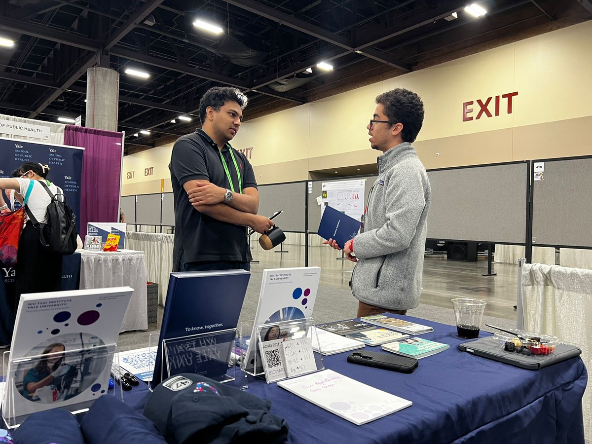 LGRSantos23's tweet photo. I had a lot of fun at @SACNAS #2024NDiSTEM talking to prospective students about @WuTsaiYale and @Yale_INP

Looking forward to seeing some familiar faces in the coming years and application cycles 🧠

#HumansOfWTI #KnowTogether https://t.co/K2V1ZpwPMR