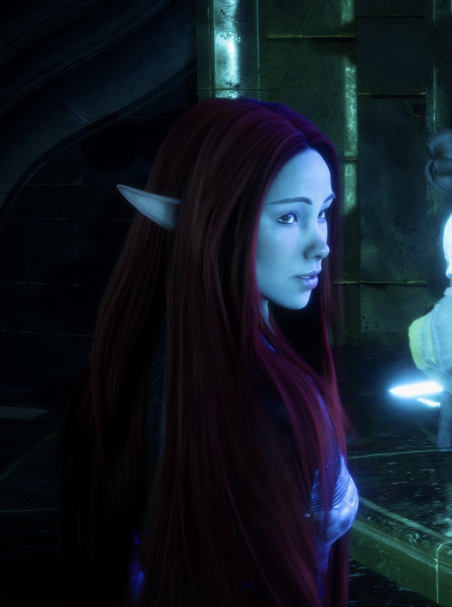 I’m just sharing this here because I’m in love with my pretty female elf Rook 😍 Ten years ago while fighting with the hair in Inquisitions character creator I would never have believed this possible #TheVeilguard #DragonAgeVeilguard