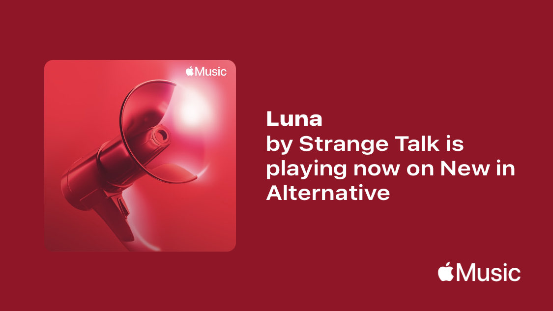 Strange Talk (@strange_talk) on Twitter photo Just passed a new Milestone on <a href="/AppleMusic/">Apple Music</a>. Thanks for listening!
artists.apple.com/i/ADggZWQBYabn… Just passed a new Milestone on <a href="/AppleMusic/">Apple Music</a>. Thanks for listening!
artists.apple.com/i/ADggZWQBYabn…
