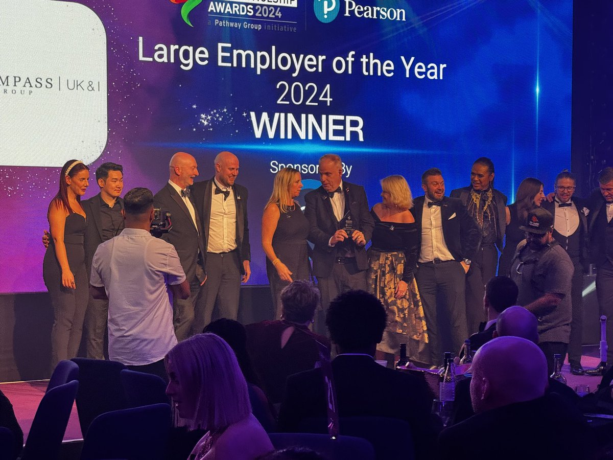 Great to be at the Multicultural Apprenticeship Awards 2024 as a guest of <a href="/compassgroupuk/">Compass Group UK & I</a>, winners of Large Employer of the Year! Huge congratulations! #mcappawards