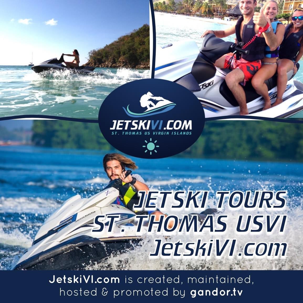 SAFETY GEAR:
Always wear a life jacket and consider other safety gear like goggles and a wetsuit. Fashion lovers, don’t worry, our lifejackets are stylish and very comfortable.

Read more tips and book at JetskiVI.com