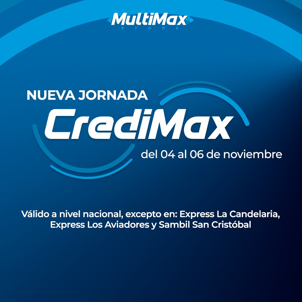 webnotitarde's tweet image. Cliente PriorityMax👀
.
Recuerda para poder disfrutar de esta nueva jornada que comienza el Lunes 05 hasta el Miércoles 07, debes haber cancelado TODAS tus cuotas anteriores💙
.
#CrediMax #PriorityMax #MultiMax #Multimarca
#MultiMaxAtuLado