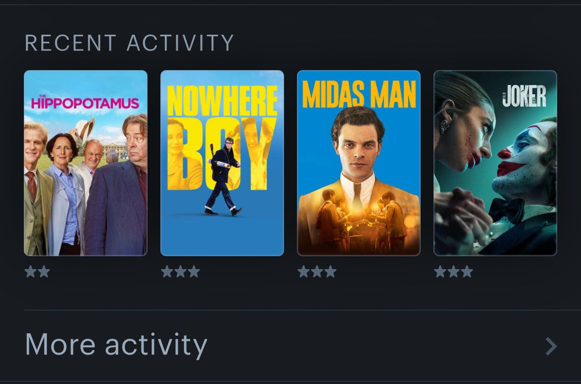 BobbyLazer's tweet photo. #LastFourWatched
#LetterboxdFriday 🎥 📺 https://t.co/87W6P9OX7n