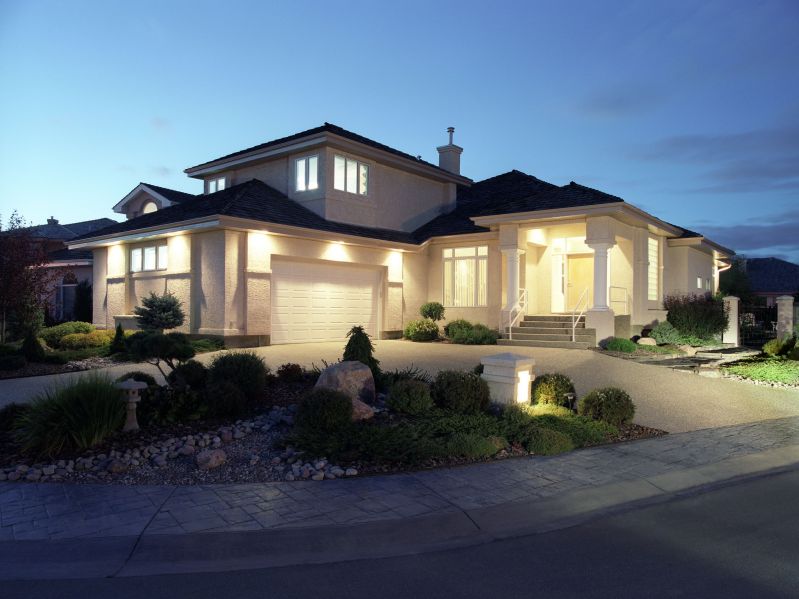 Your home is safer when well-lit! Try a dusk-to-dawn sensor so lights take care of themselves.