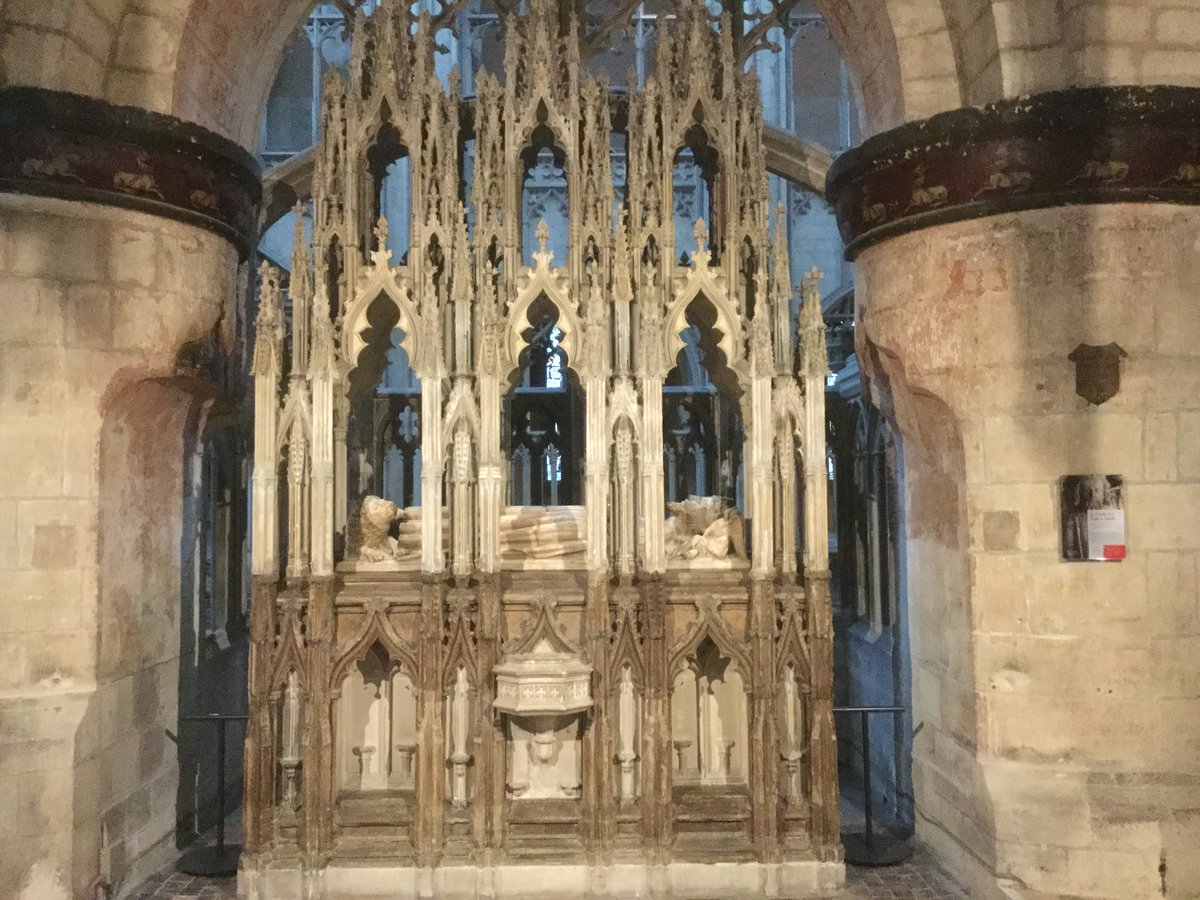 #Tomb of #EdwardII #GloucesterCathedral commissioned by his son, #EdwardIII c 1330