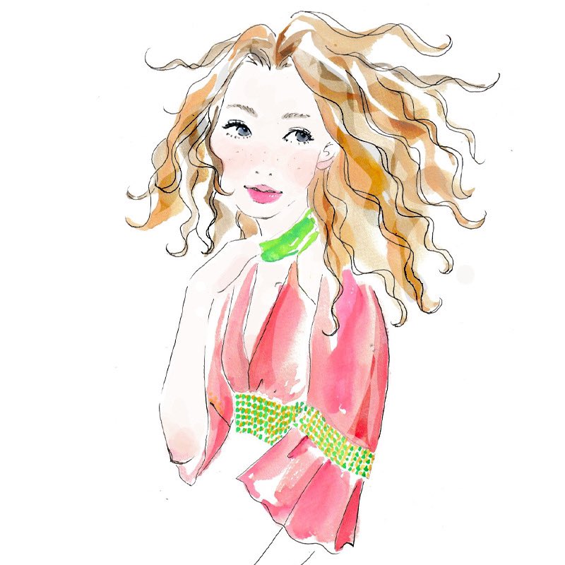 hanaful2's tweet photo. スパイラルガール
#ガールズイラスト #ファッションイラスト #スパイラルパーマ #水彩画 #似顔絵 https://t.co/QLWJvvPzuZ