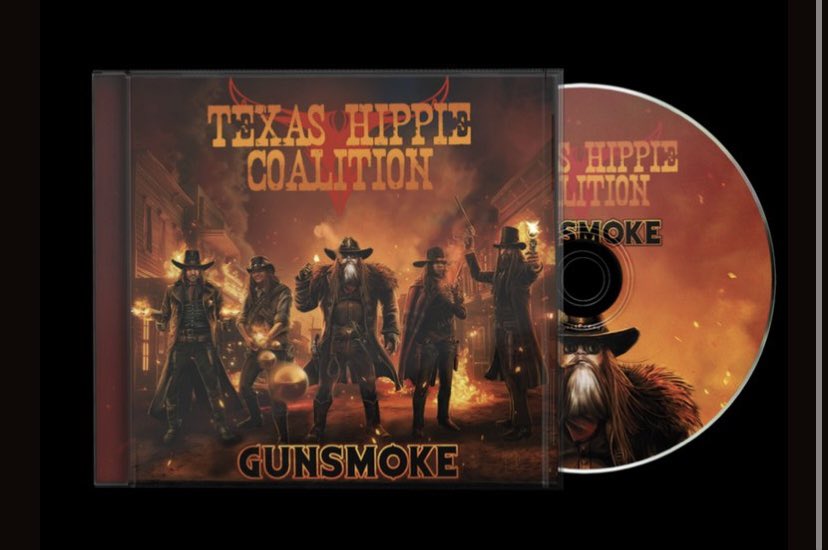 THCOfficial's tweet image. “GUNSMOKE” CD IS NOW FOR SALE AT THE THCOFFICIAL ONLINE STORE!!! 

What’re you waiting for??! GO GET IT!!! 
THCOFFICIAL.COM 
.
.
#texashippiecoalition #thc #gunsmoke #bdr