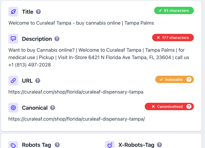garysimpsonseo's tweet photo. Who's doing @Curaleaf_Inc 's SEO? https://t.co/1GWfvLy4Nk