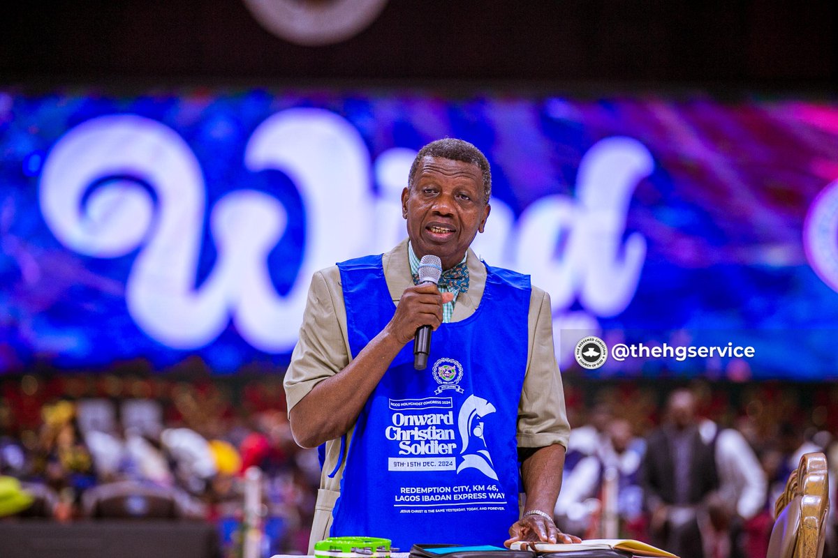 PastorEAAdeboye's tweet image. Topic: Winds of Change 
Text: John 3:8

November 2024 Holy Ghost Service 
#WindsOfChange