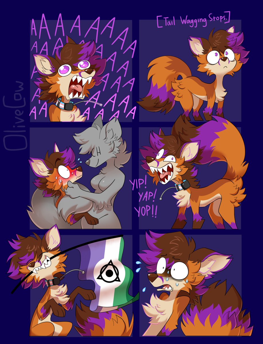 Olive_Cow's tweet photo. Stickers for @CeolTheFox 🦊 https://t.co/UmYHWuz3Fy