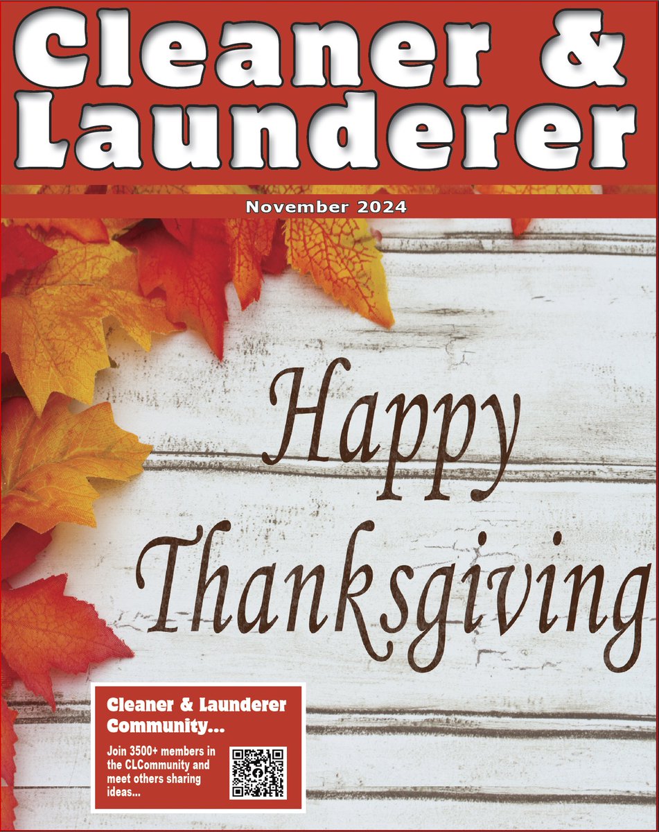 The latest dry cleaning and laundry industry news. Featuring John Leano, The Stain Wizard, Francis Flair &amp; Darcy Moen. The best place to buy, sell used equipment in the Cleaner &amp; Launderer Classifieds, New Products &amp; People and MORE bit.ly/3wc54VU