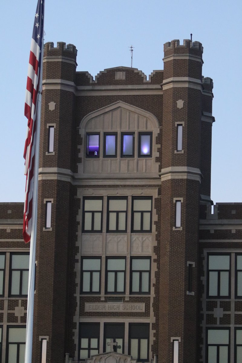 ehsports's tweet photo. Twenty-one years ago tonight, @ElderHighSchool made history with the first ever live video broadcast of a high school football game. That stream originated from the tower at Elder with only one camera. https://t.co/hcatMMuoif