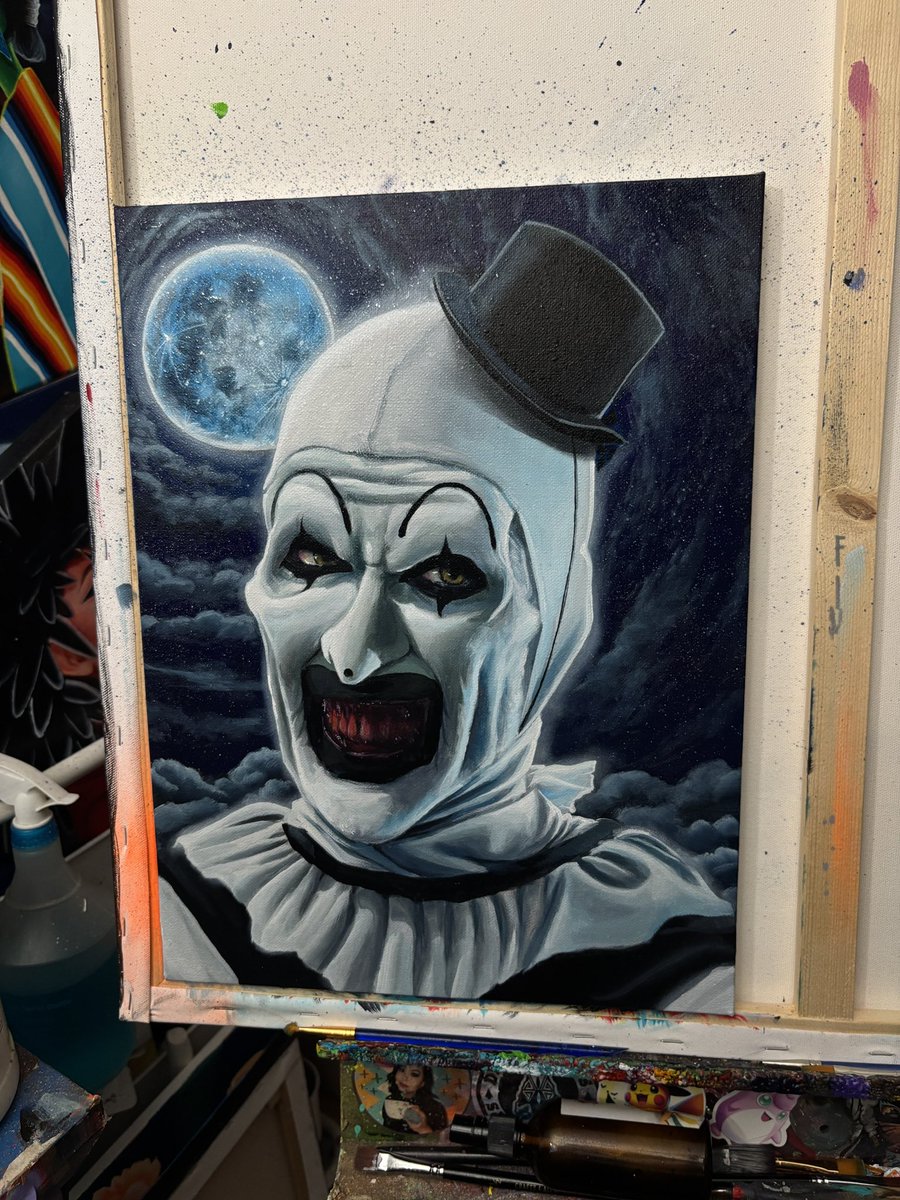 Painted this yesterday and available 😉 #halloween2024 #fin89