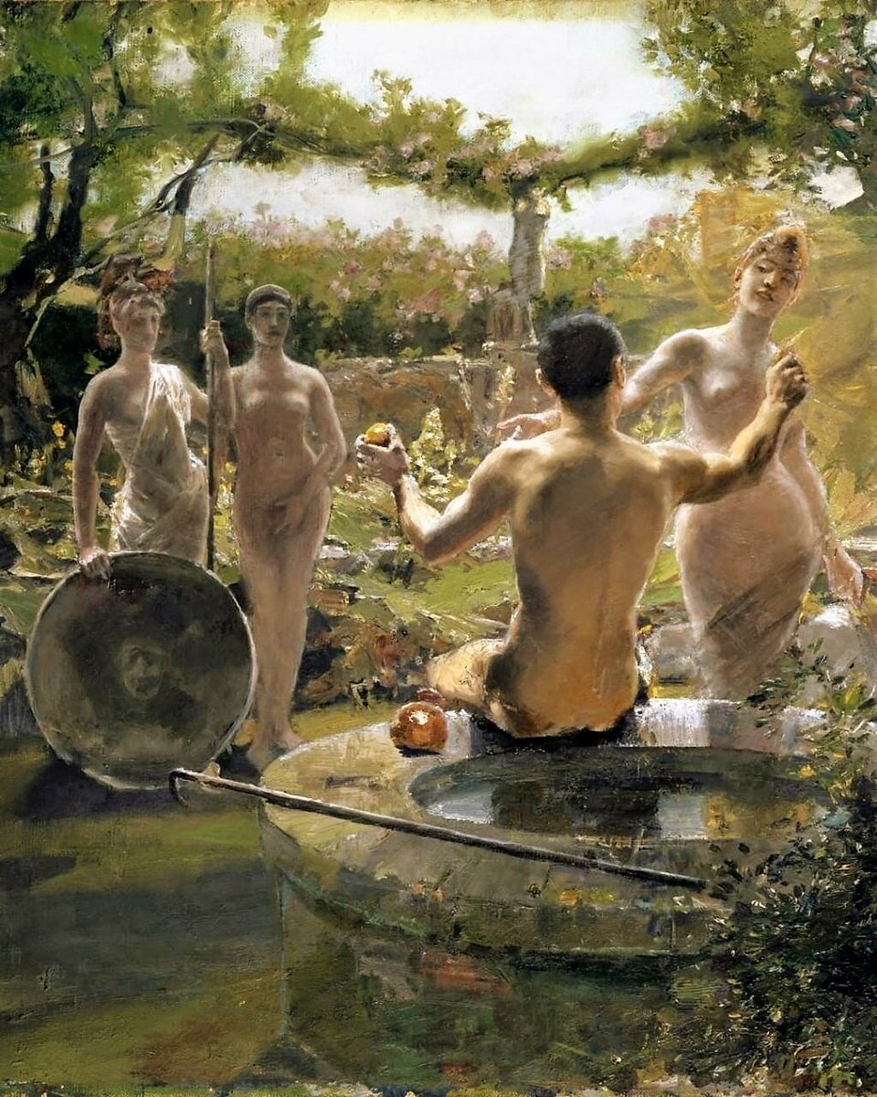 Albert von Keller: ‘The Judgment of Paris’, 1891. https://t.co/Xx299dOBRc