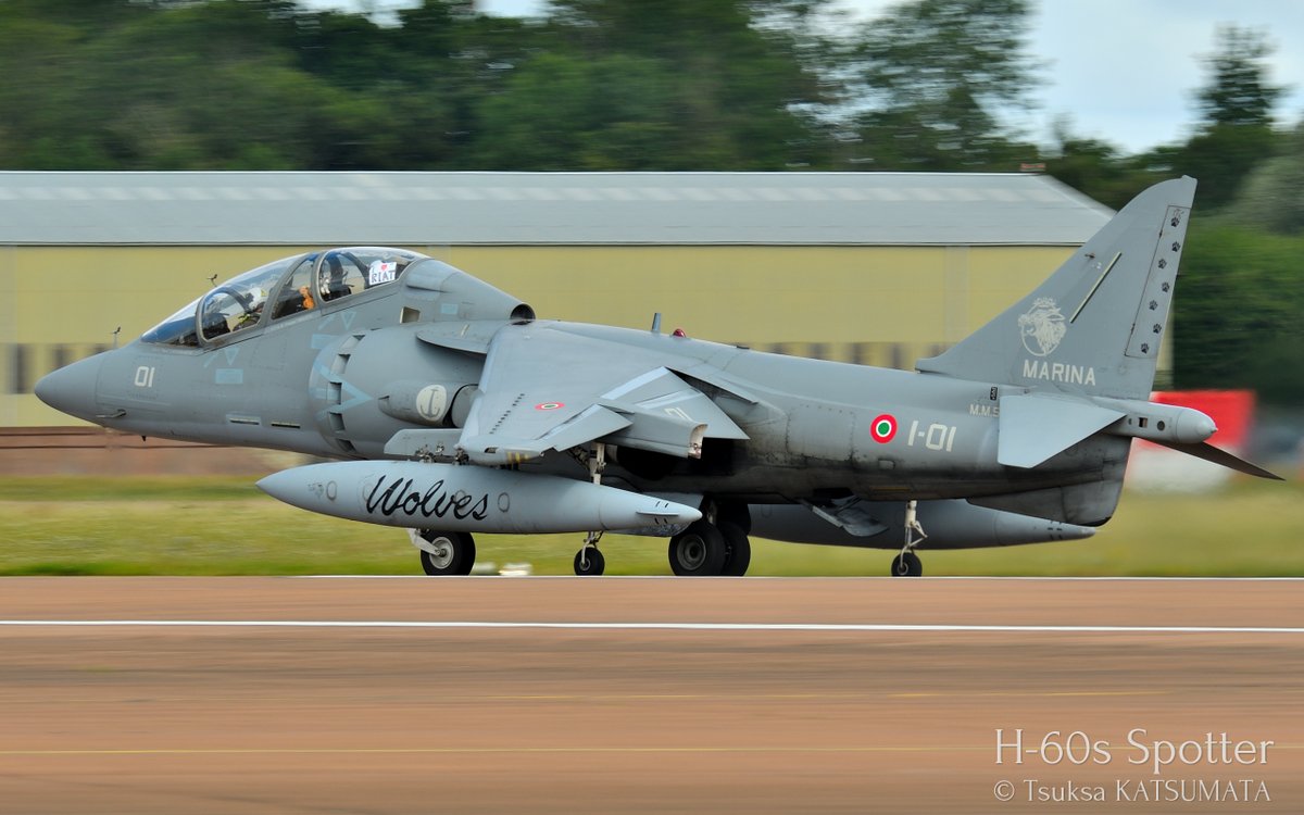 PHG_artworks's tweet image. TAV-8B, Italian Navy, GRUPAER &quot;Wolves&quot;
RIAT2023 RAF Fairford, UK, 17/Jul/2023
#RIAT #RIAT2023 #tav8b #italiannavy #harrier2 #fairford #aircraftspotter #avgeek #aviationphotography