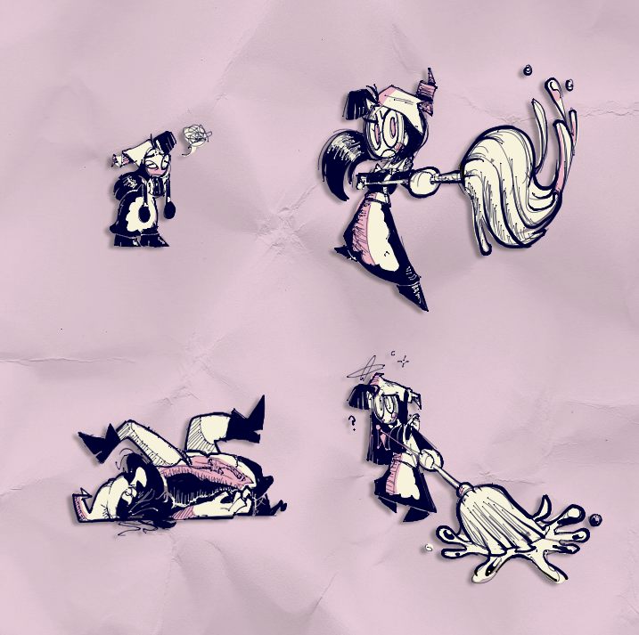 SleepyGayCutie's tweet photo. Couple'a maids from another delight flash fic friday with @LoreleiFlare https://t.co/WE66Ec3gMd