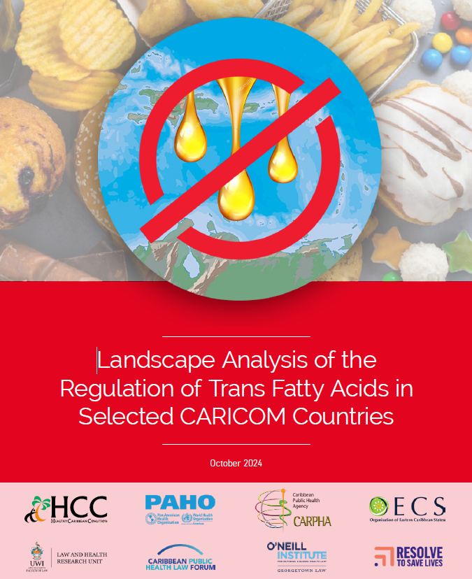 The Faculty’s Health Research Unit shares a report intended to assist countries in implementing our governments’ commitment to removing trans-fatty acids from the regional food supply by Dec 2025, and the LHRU continues to contribute to the Caribbean's NCD prevention and control.