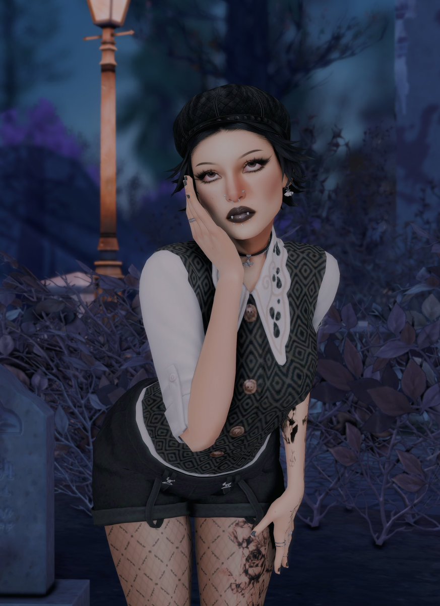 ghoulishwhims's tweet photo. vespera crowe🕷️ my life &amp; death sim https://t.co/F9FW5mwNJh