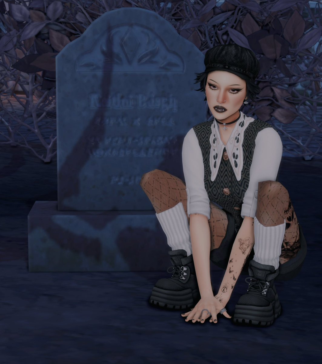 ghoulishwhims's tweet photo. vespera crowe🕷️ my life &amp; death sim https://t.co/F9FW5mwNJh