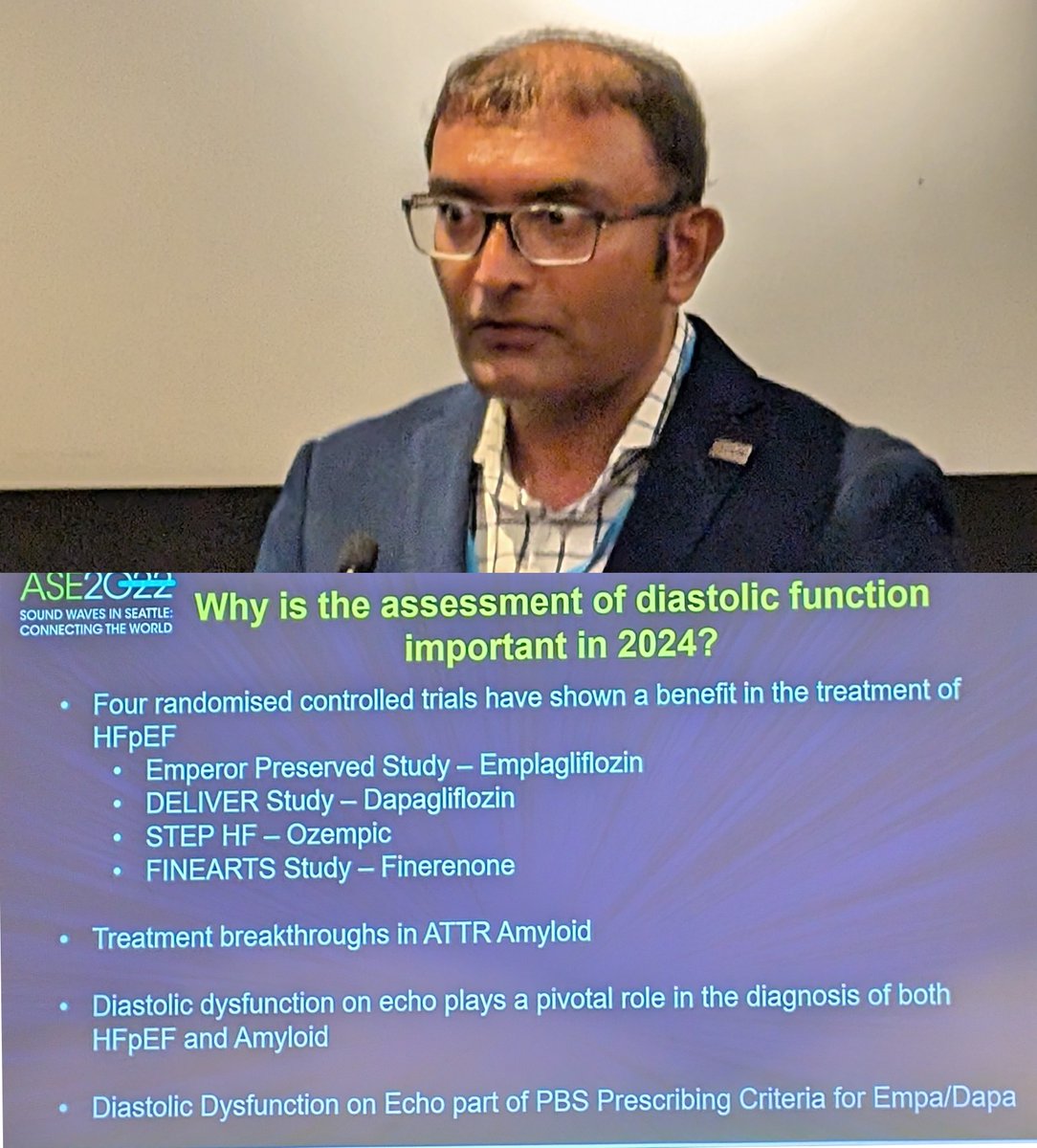 EM_VATA's tweet photo. #asum24 Dr Prasad speaking on diastology.
@asumultrasound #echofirst https://t.co/wTi67AdpIO