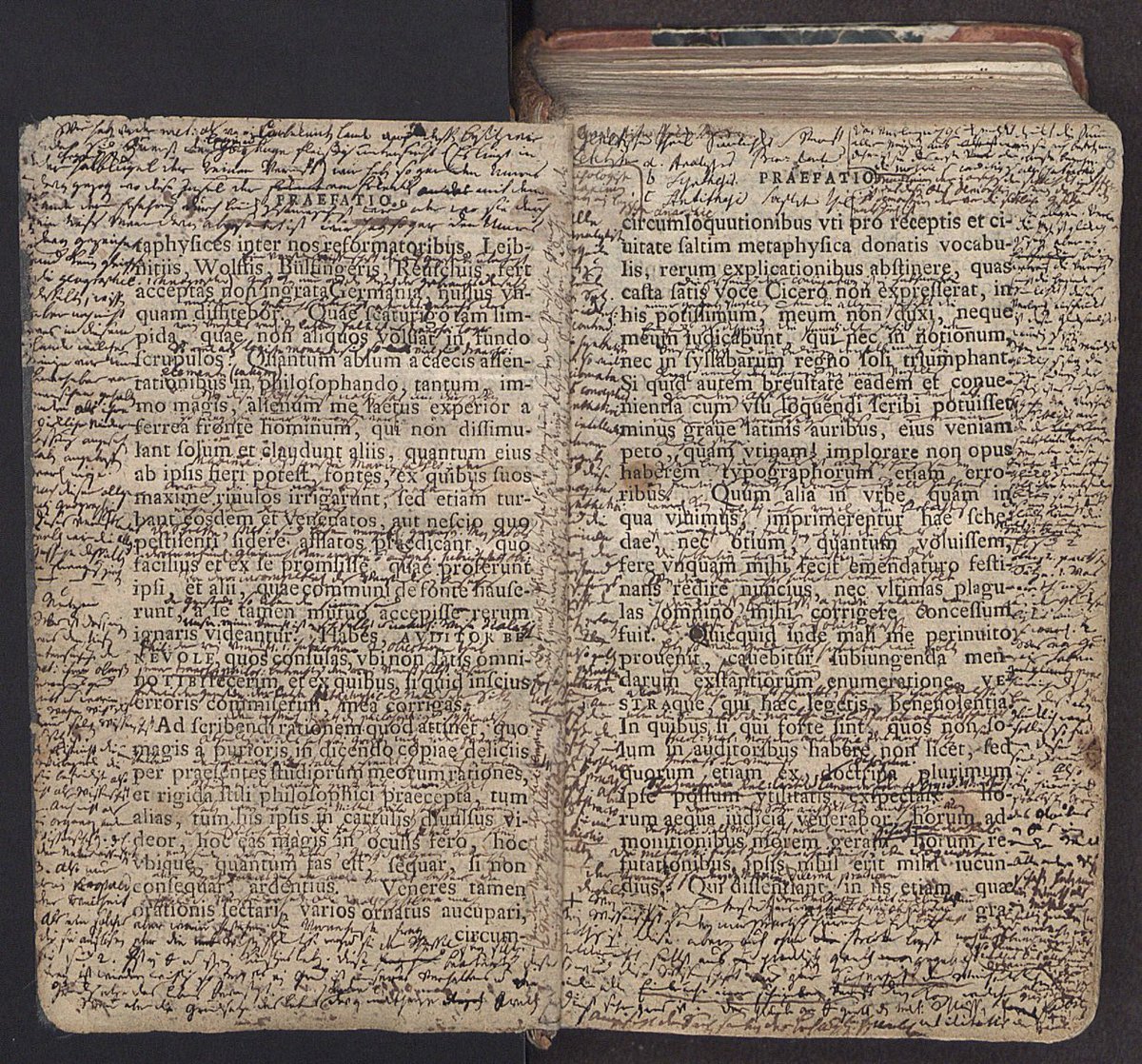 Immanuel Kant’s personal copy of Alexander Baumgarten’s book on metaphysics. Now I don’t feel so bad about writing in my books.