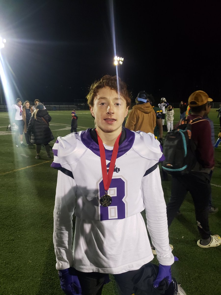 Jack Centis hauls in a pair of TD passes as Lo Ellen downs Confederation 28-22 for their fourth straight city title