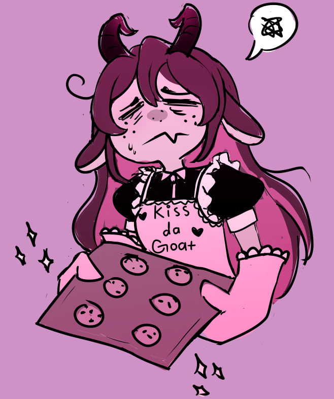 hexedgoat's tweet photo. with halloween's end, stress baking season begins.... https://t.co/hfs2V0DFSz