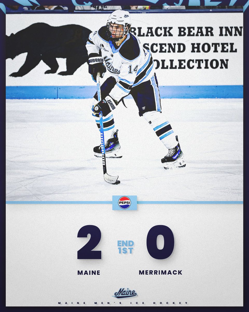 mainemhockey's tweet photo. One period in the books.

#BlackBearNation // #JourneyNorth https://t.co/jrP1Q13RzW