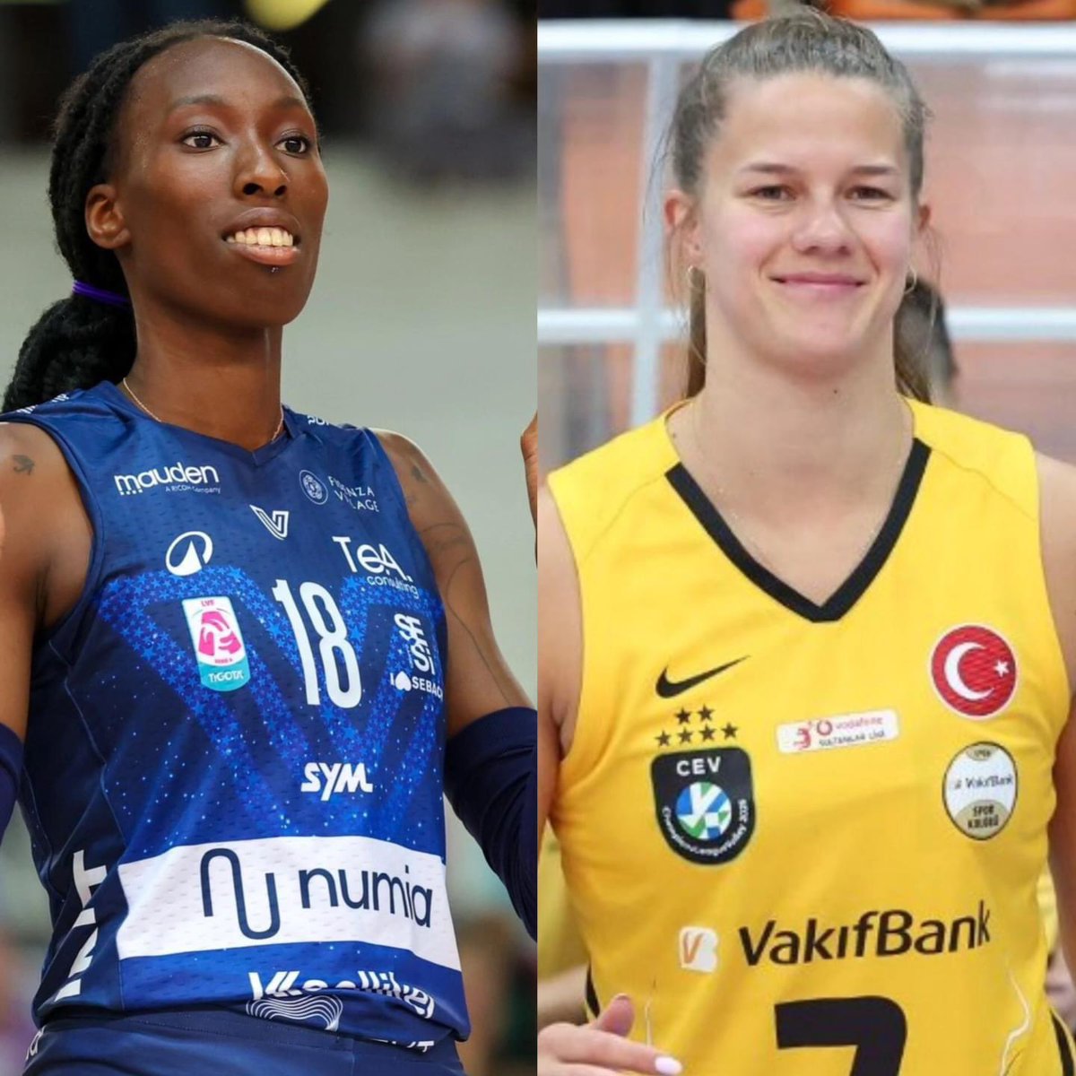 ¡EGONU PUEDE CAMBIAR LUGAR CONVAN RYK! 👀

Según medios turcos, los managers Paola Egonu y Kiera Van Ryk se reúnen en Estambul, para negociar un posible intercambio entre los atletas. Si se confirma, Van Ryk iría a Vero/Milan y Egonu volvería a VakifBank.
🗞️: Meridian Spor