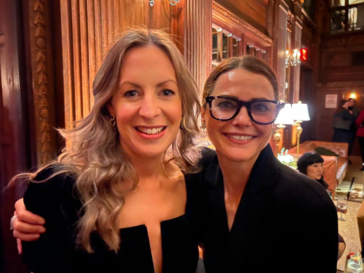 When life imitates art! Fab evening celebrating the grit and glamour of diplomacy (!) with Season 2 of <a href="/netflix/">Netflix</a> #TheDiplomat. I am in love with Keri Russell ❤️