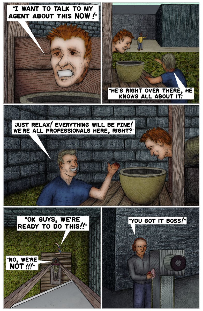 Later_AtBobs's tweet image. Sharing one page a day from the LAB graphic novel (free PDF linked in the pinned post)   #ComicArt #indiecomics #graphicnovels