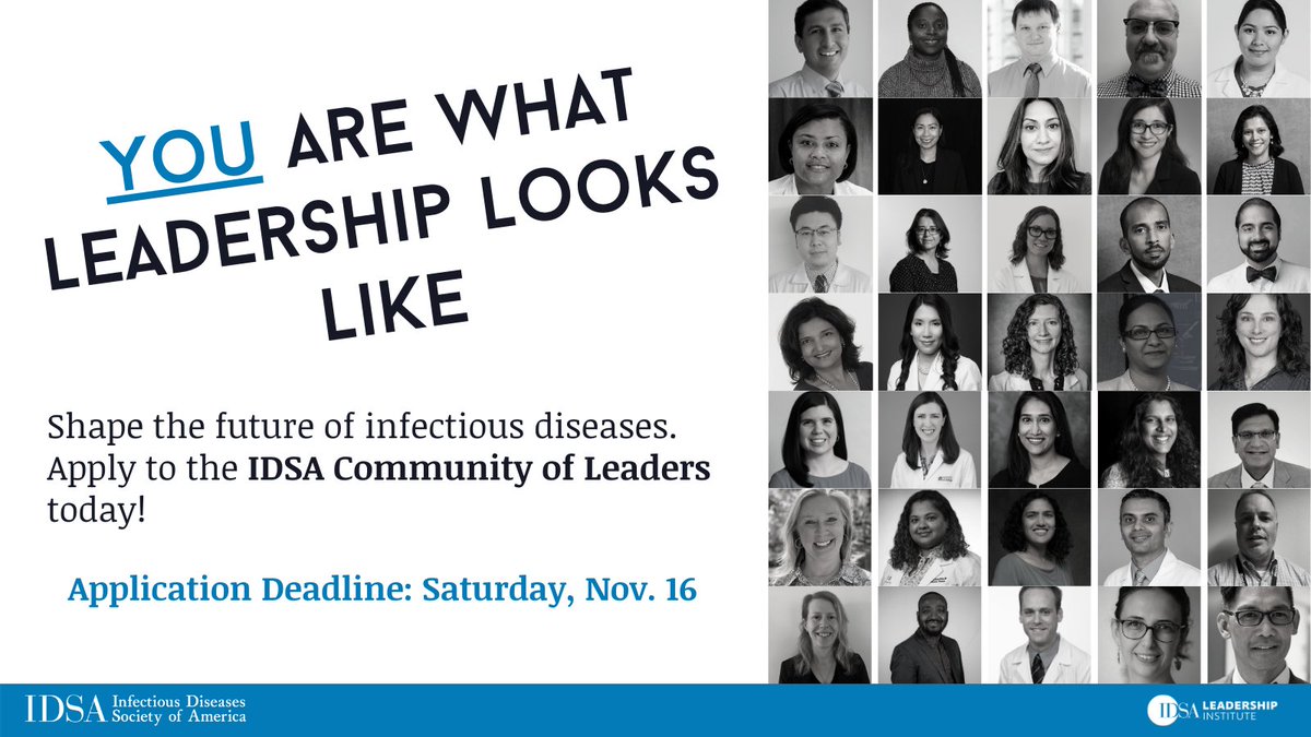Accelerate your career, amplify your impact, and join a vibrant community of leaders. Apply to IDSA's #CommunityofLeaders program by Nov. 16!

Learn more and apply here ⬇️
bit.ly/3BBFO38