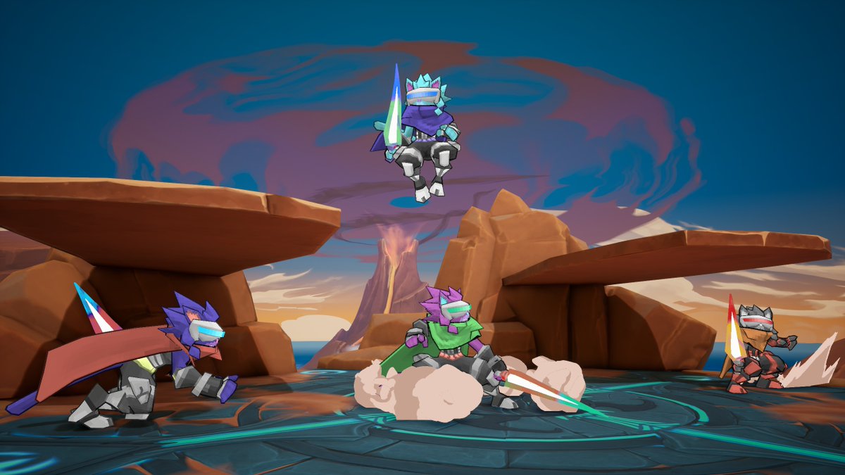 RivalsOfAether's tweet photo. Each Low-Poly character skin has a set of 4 different palettes to choose from

Which ones are you using when the event starts tomorrow? https://t.co/G9XvAe91Bb