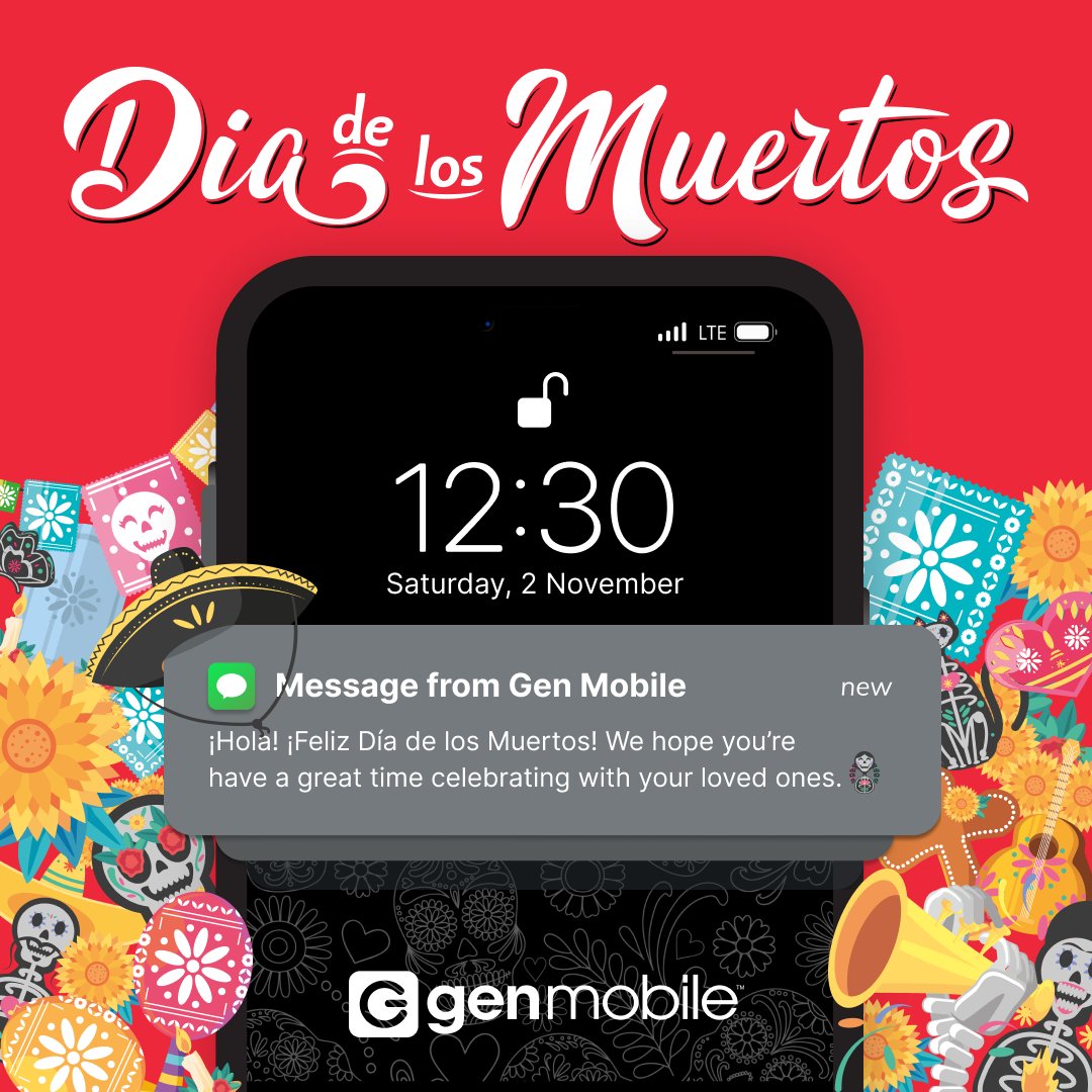 Today, we honor the vibrant tradition of Día de los Muertos, celebrating the love, memories, and stories that keep us connected across generations. 🌼✨ At Gen Mobile, we believe in cherishing every bond that brings us closer, no matter the distance.
#DayOfTheDead