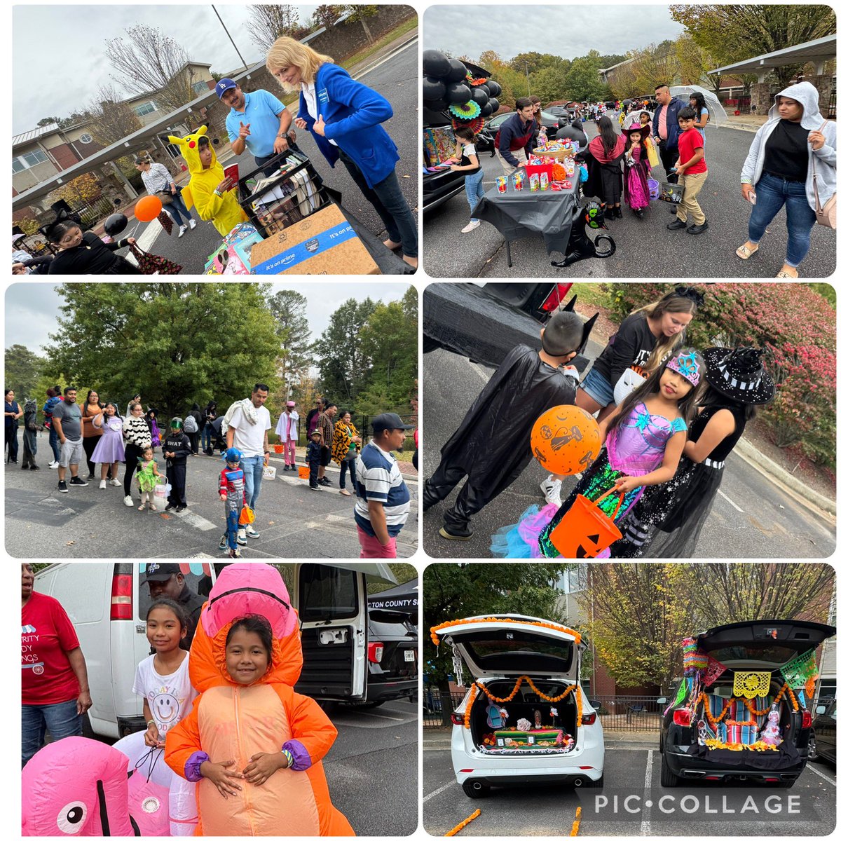 Although we had a surprise rain shower, it didn’t stop our FALL FESTIVAL!! Fantastic turn out of families and community partners. ❤️ our school community