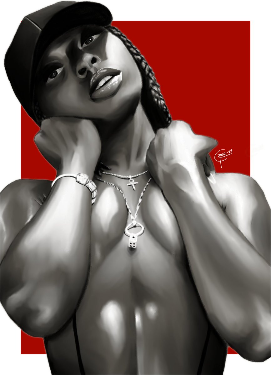 CFirster_Art's tweet photo. Digital charcoal portrait of Kayla Kelly @thekaylaakay started 1-2-2022, finished 11-1-2024 https://t.co/zCf5icAmFO