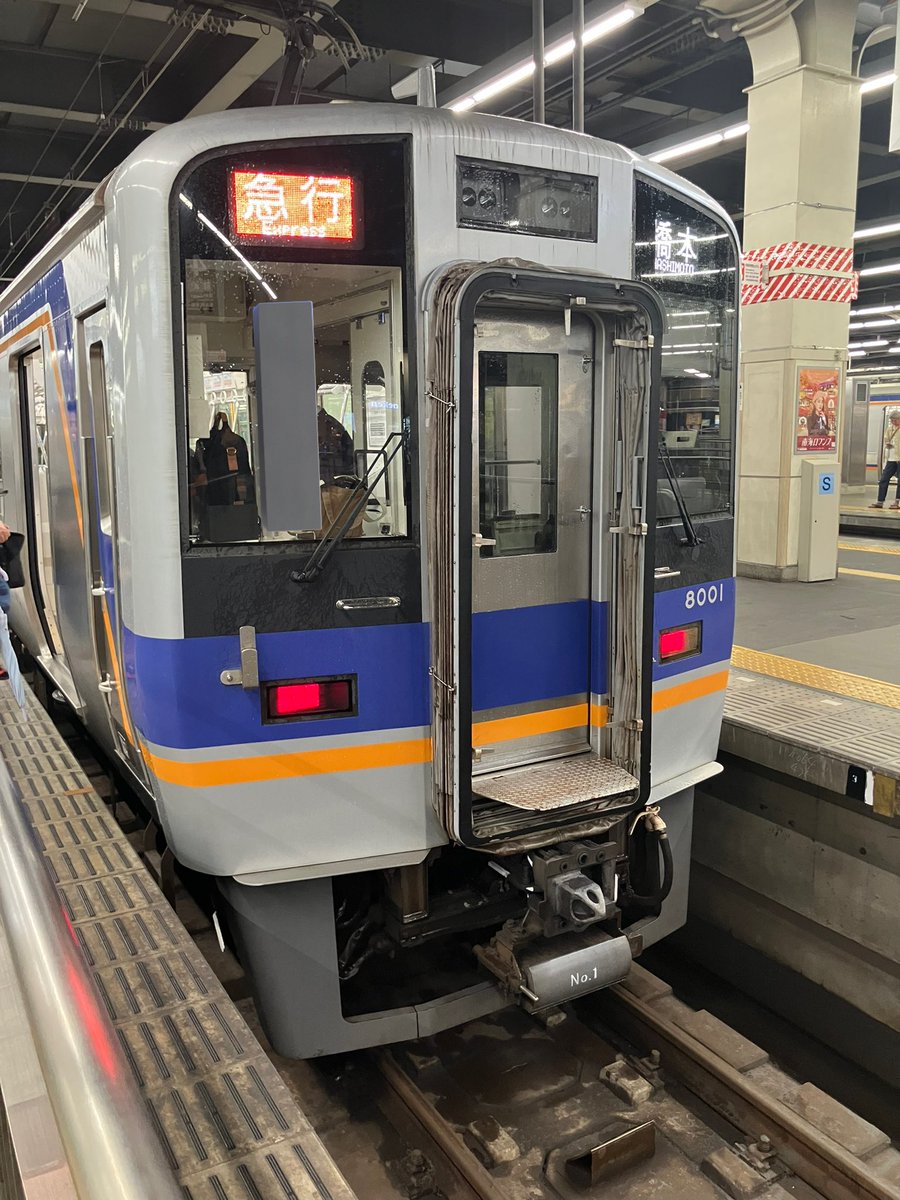 SNOOPY1T0K4's tweet photo. 南海8001+8002 急行橋本行き
やっぱり高野線にこの顔は慣れないなぁ…
#南海電車 #南海高野線 #8001f #8002f https://t.co/3aMhz1rwCv