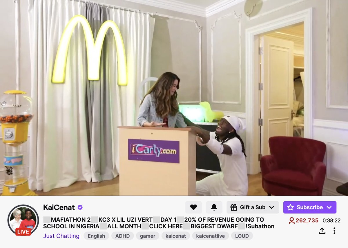 You all said Kai Cenat was the new iCarly so McDonald's is giving you KaiCarly.