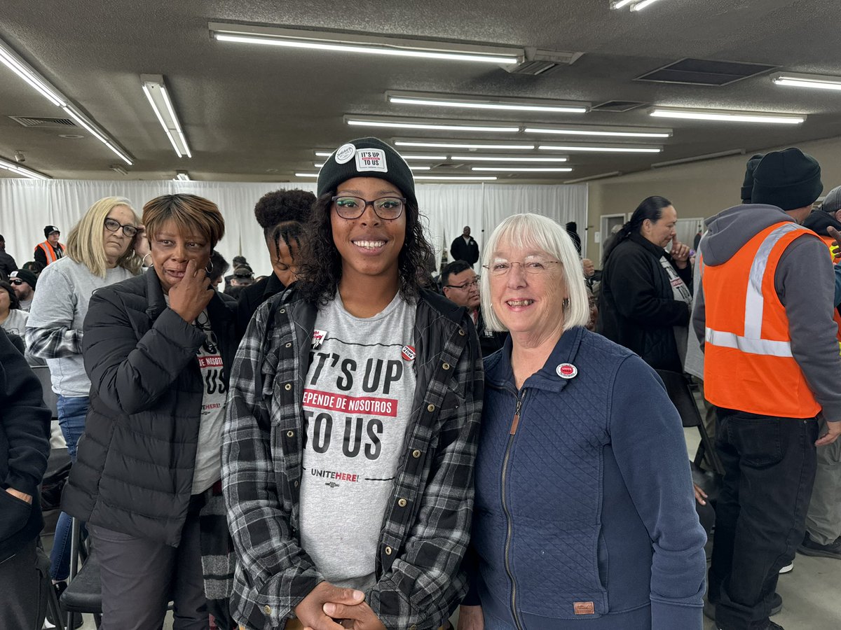 Senator Patty Murray (@murraycampaign) on Twitter photo Great to meet with <a href="/Culinary226/">Culinary Union</a> in Reno today because their votes are going to make sure Nevada elects pro-worker, pro-union champions like <a href="/RosenforNevada/">Jacky Rosen</a> and <a href="/KamalaHarris/">Kamala Harris</a>! Great to meet with <a href="/Culinary226/">Culinary Union</a> in Reno today because their votes are going to make sure Nevada elects pro-worker, pro-union champions like <a href="/RosenforNevada/">Jacky Rosen</a> and <a href="/KamalaHarris/">Kamala Harris</a>!