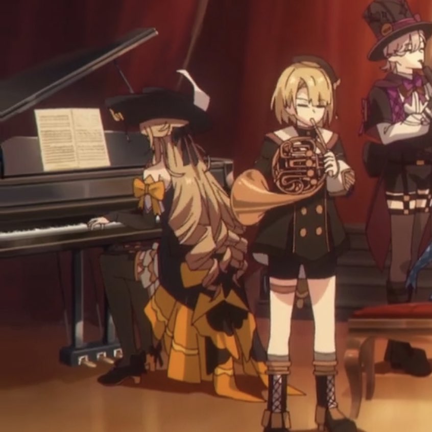bunnyoki's tweet photo. navia really loves playing instruments https://t.co/TsHSMmLwwX