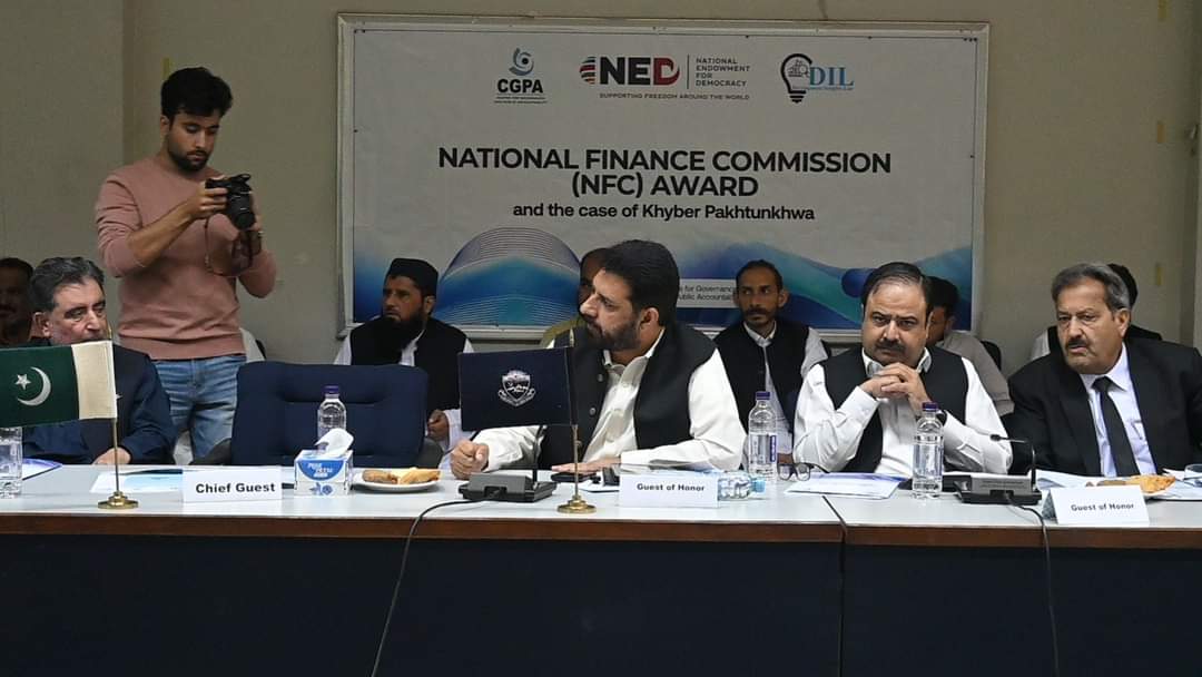 Inayat01's tweet image. The seminar focused on the National Finance Commission (NFC) and how it impacts KP’s share of national resources. The need for a balanced NFC framework was emphasized to ensure equitable distribution across provinces. @fkkundi  #ResourceAllocation #KP